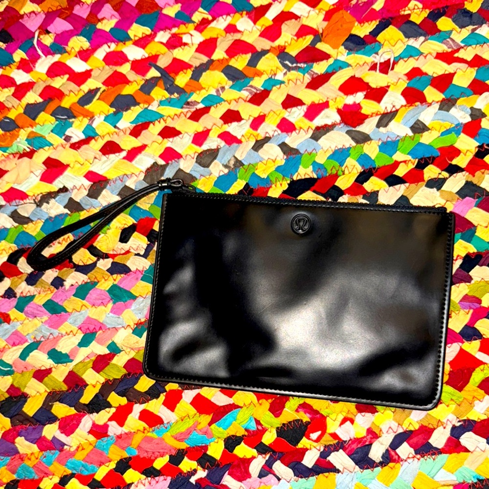 Lululemon Black Wristlet Clutch